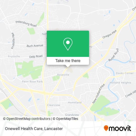 Onewell Health Care map