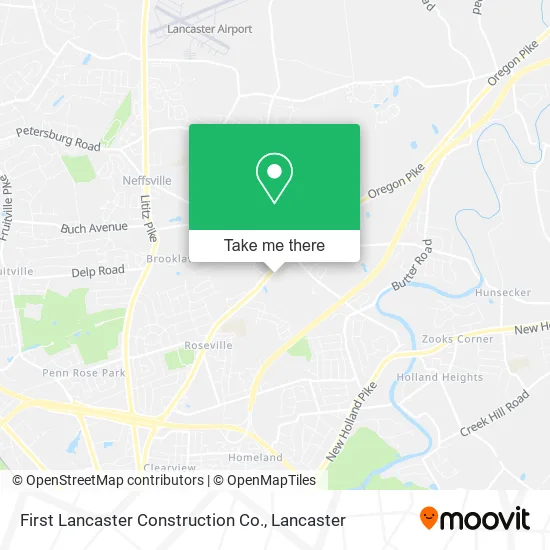 First Lancaster Construction Co. map