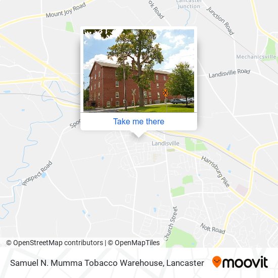 Samuel N. Mumma Tobacco Warehouse map