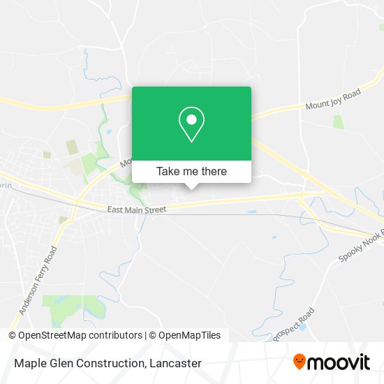 Mapa de Maple Glen Construction