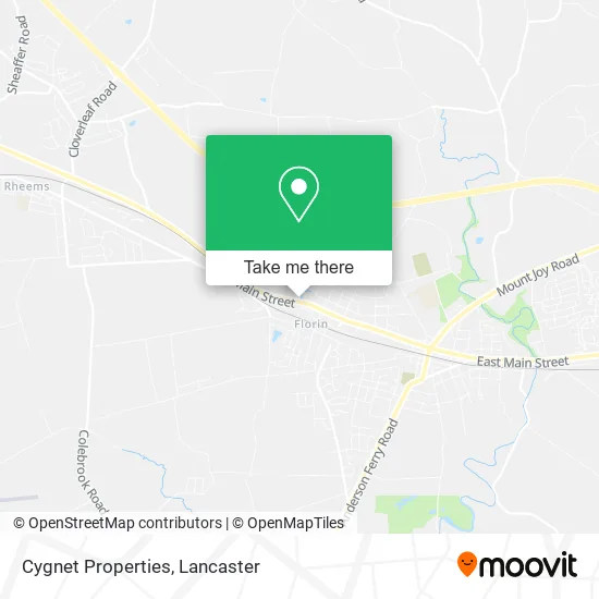 Cygnet Properties map