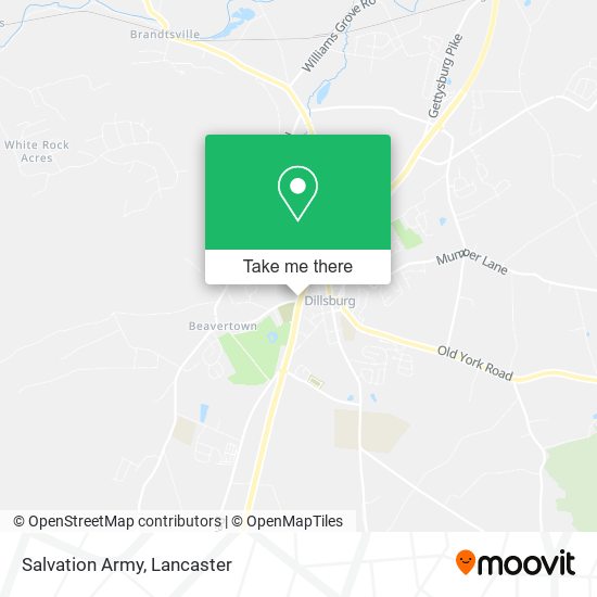 Salvation Army map