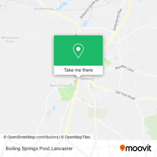 Mapa de Boiling Springs Pool