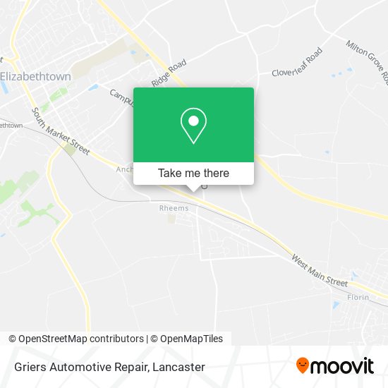 Griers Automotive Repair map