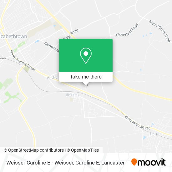 Mapa de Weisser Caroline E - Weisser, Caroline E