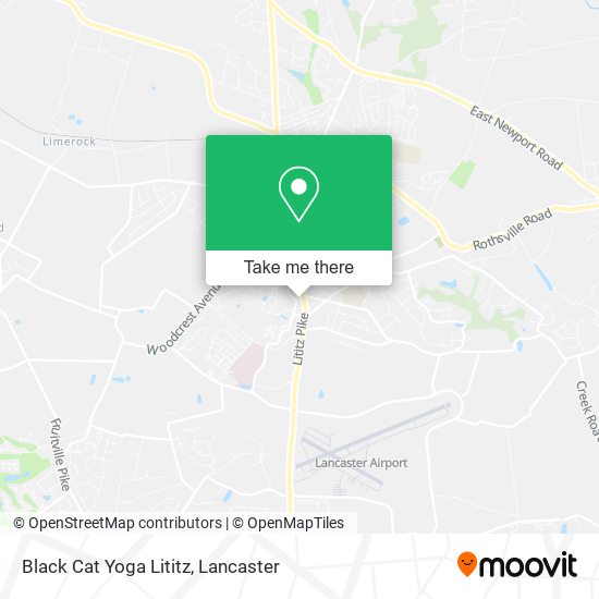 Mapa de Black Cat Yoga Lititz