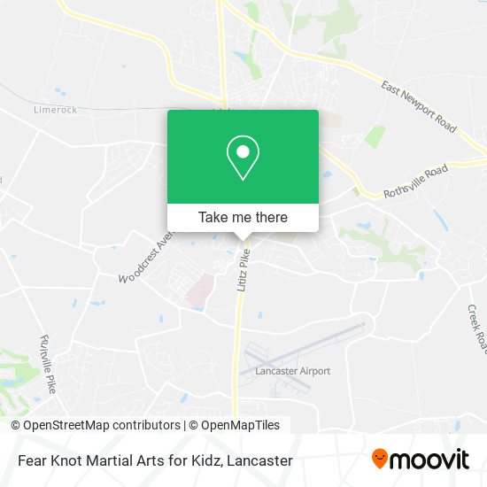 Fear Knot Martial Arts for Kidz map