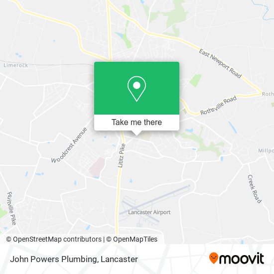 John Powers Plumbing map