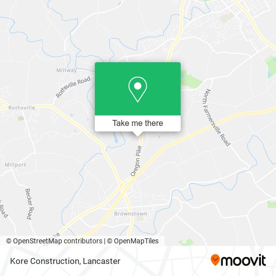 Kore Construction map