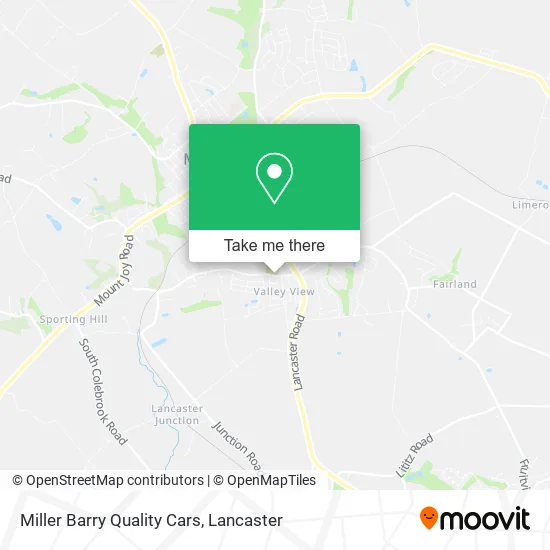Miller Barry Quality Cars map