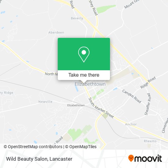 Mapa de Wild Beauty Salon