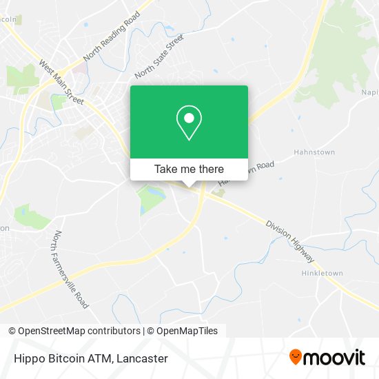 Hippo Bitcoin ATM map