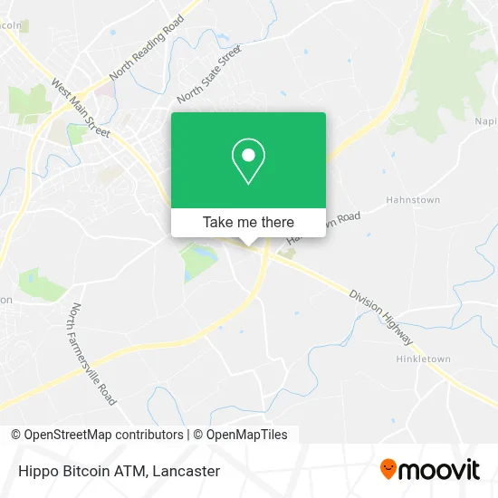 Hippo Bitcoin ATM map