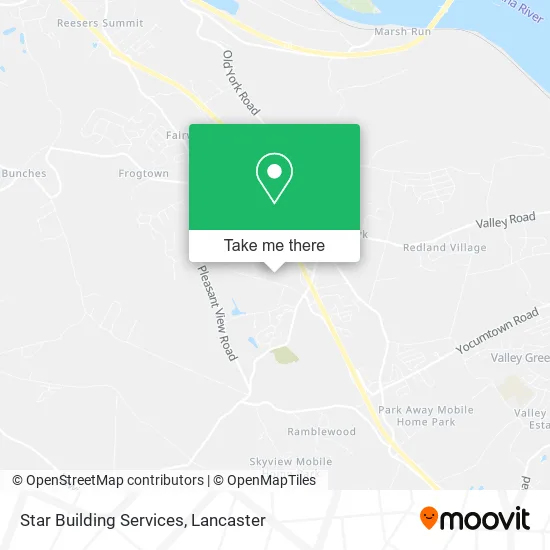 Star Building Services map