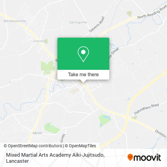 Mapa de Mixed Martial Arts Academy Aiki-Jujitsudo