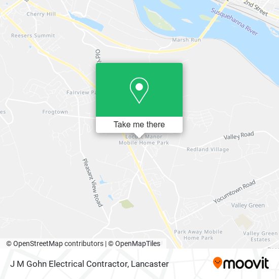 J M Gohn Electrical Contractor map