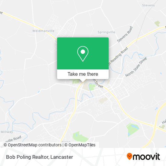 Bob Poling Realtor map