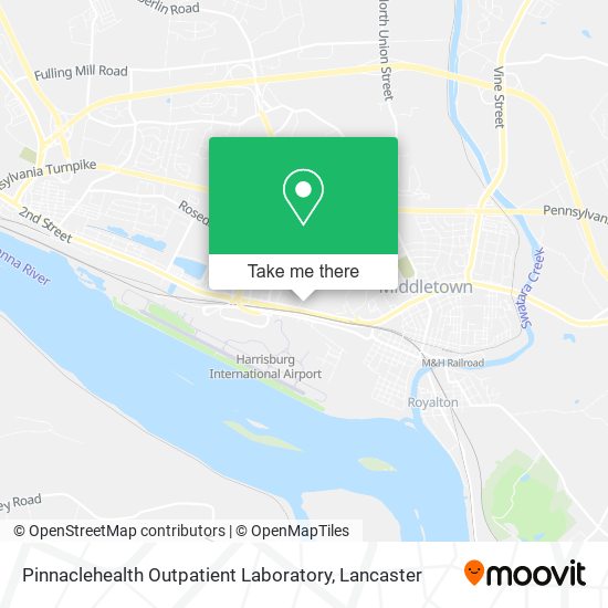 Pinnaclehealth Outpatient Laboratory map