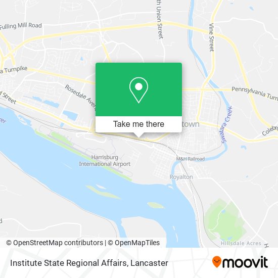 Institute State Regional Affairs map