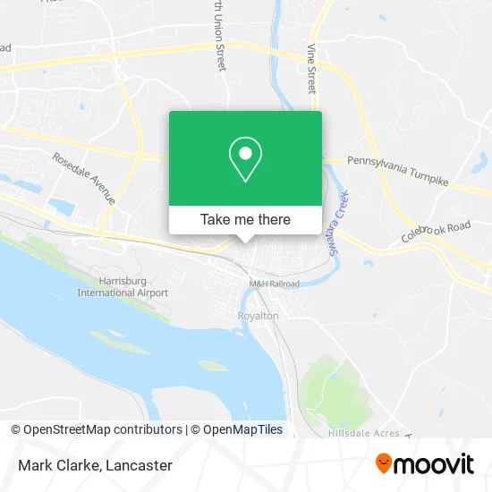 Mark Clarke map