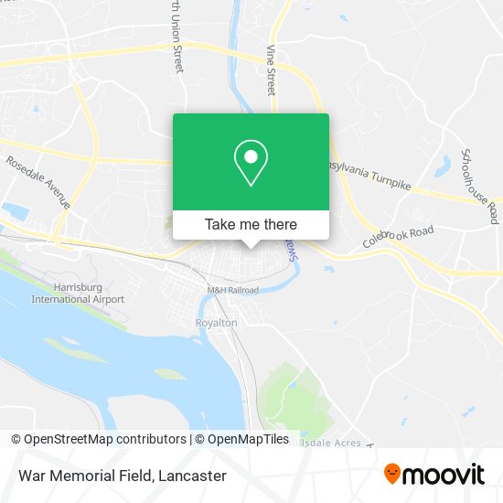 War Memorial Field map