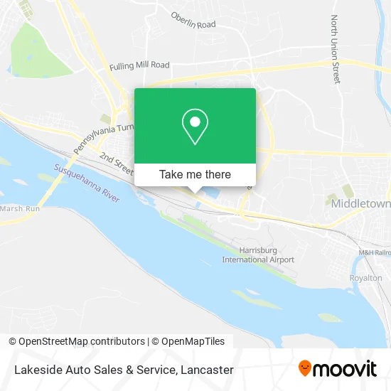 Lakeside Auto Sales & Service map