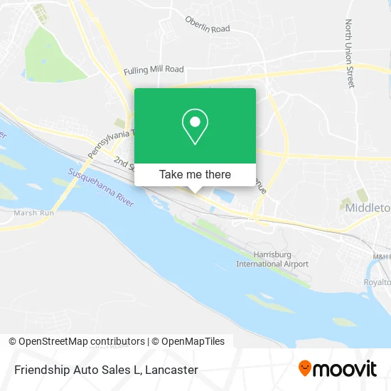 Friendship Auto Sales L map