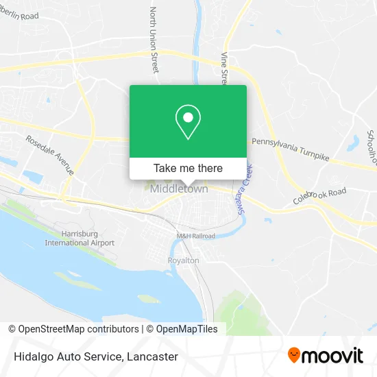 Hidalgo Auto Service map