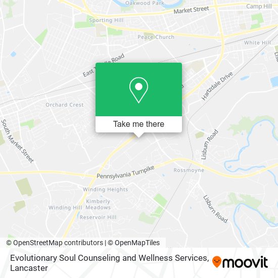 Evolutionary Soul Counseling and Wellness Services map