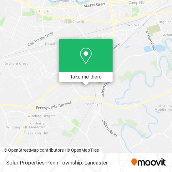 Solar Properties-Penn Township map