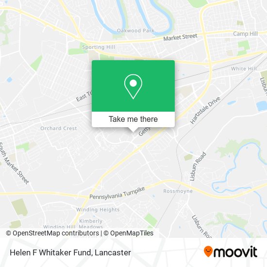 Helen F Whitaker Fund map