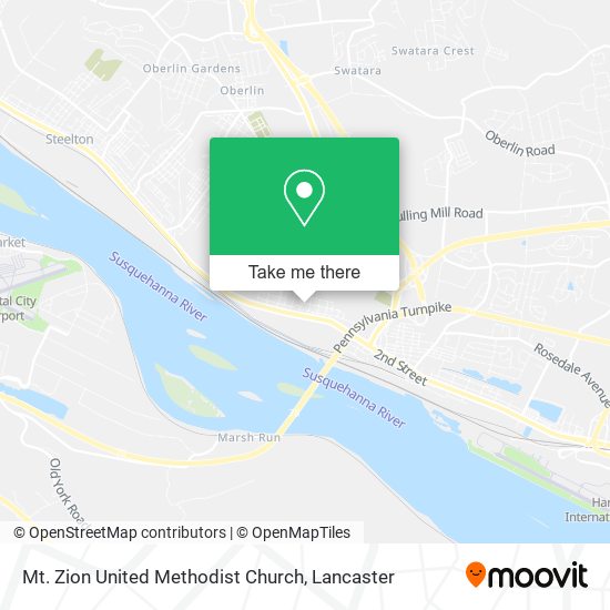 Mt. Zion United Methodist Church map