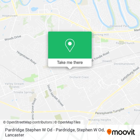 Mapa de Pardridge Stephen W Od - Pardridge, Stephen W Od
