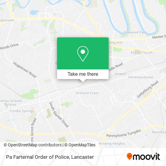 Mapa de Pa Farternal Order of Police