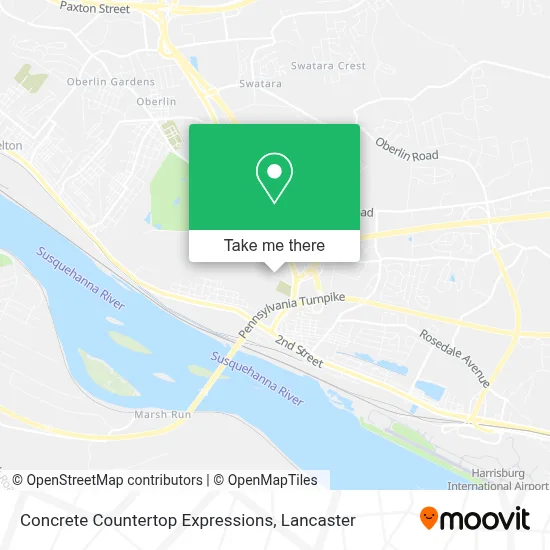 Concrete Countertop Expressions map