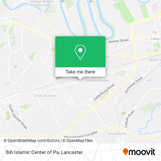 Bih Islamic Center of Pa map