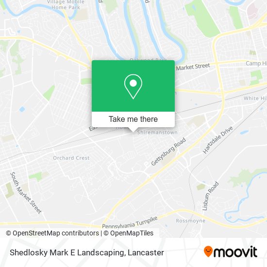 Mapa de Shedlosky Mark E Landscaping