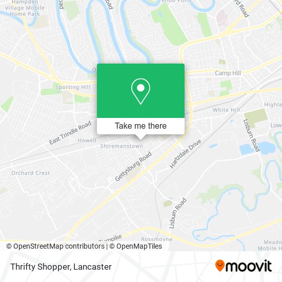 Mapa de Thrifty Shopper