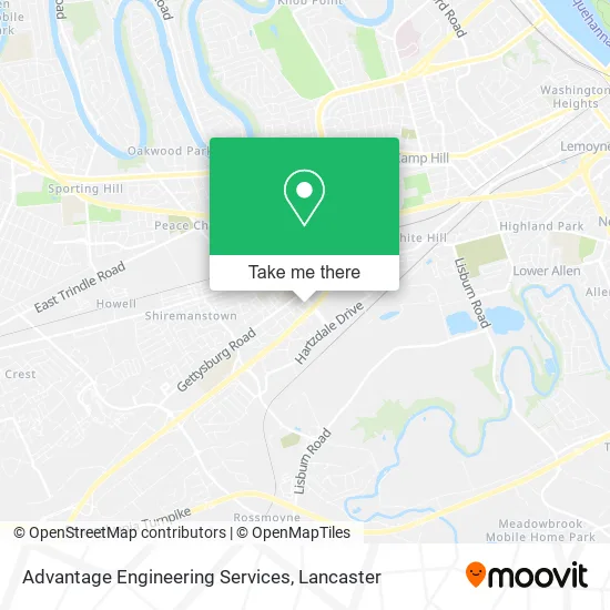 Advantage Engineering Services map