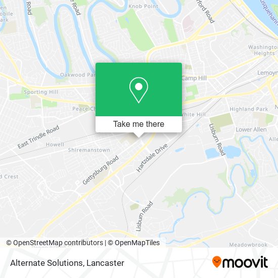 Alternate Solutions map