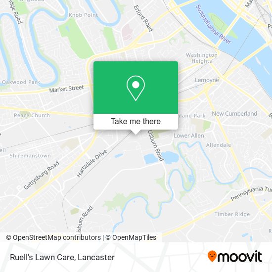 Mapa de Ruell's Lawn Care