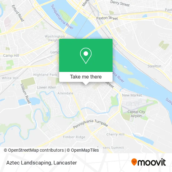 Aztec Landscaping map