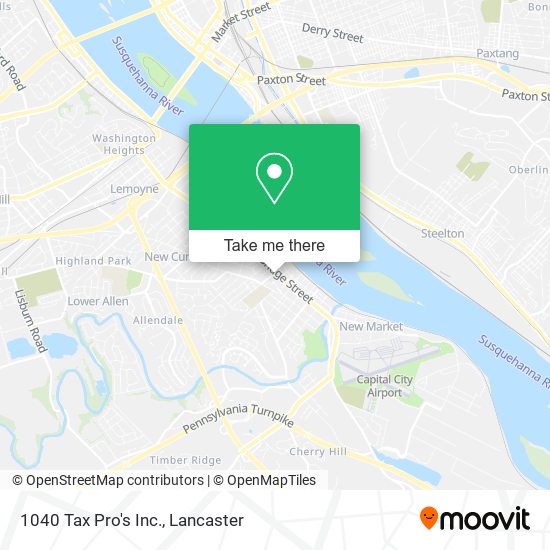 1040 Tax Pro's Inc. map