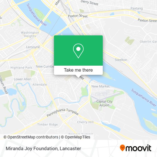 Miranda Joy Foundation map