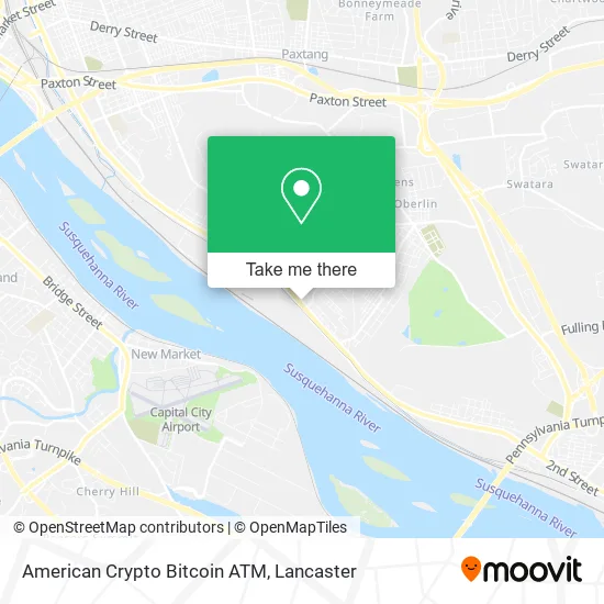 American Crypto Bitcoin ATM map