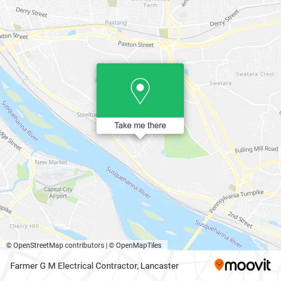 Farmer G M Electrical Contractor map