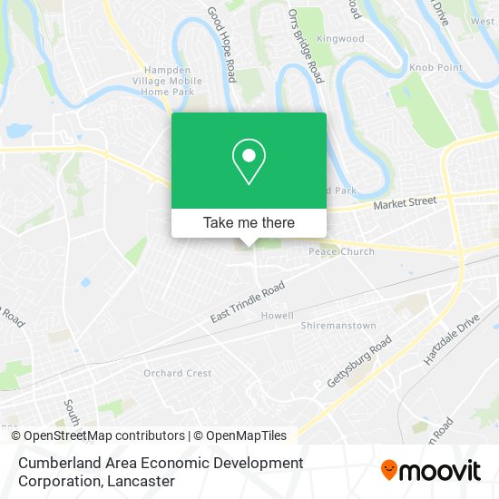 Cumberland Area Economic Development Corporation map