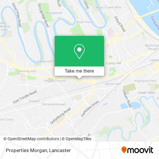 Mapa de Properties Morgan