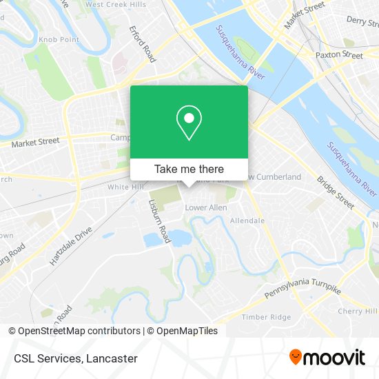 Mapa de CSL Services