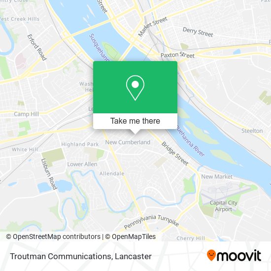 Troutman Communications map